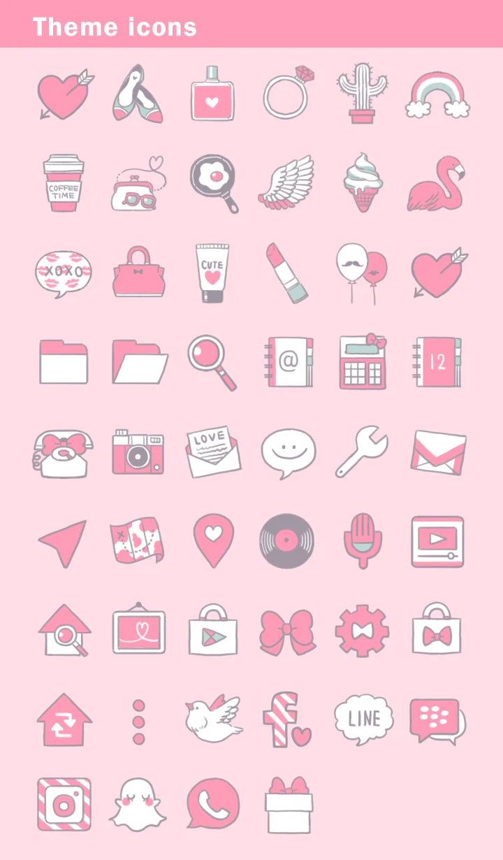 Hearty Milk Theme +HOME screenshot